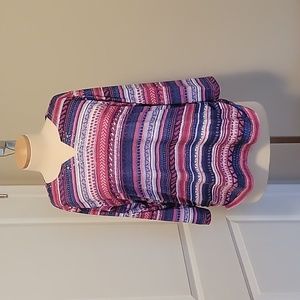 Alfred Dunner embellished 3/4 sleeve top